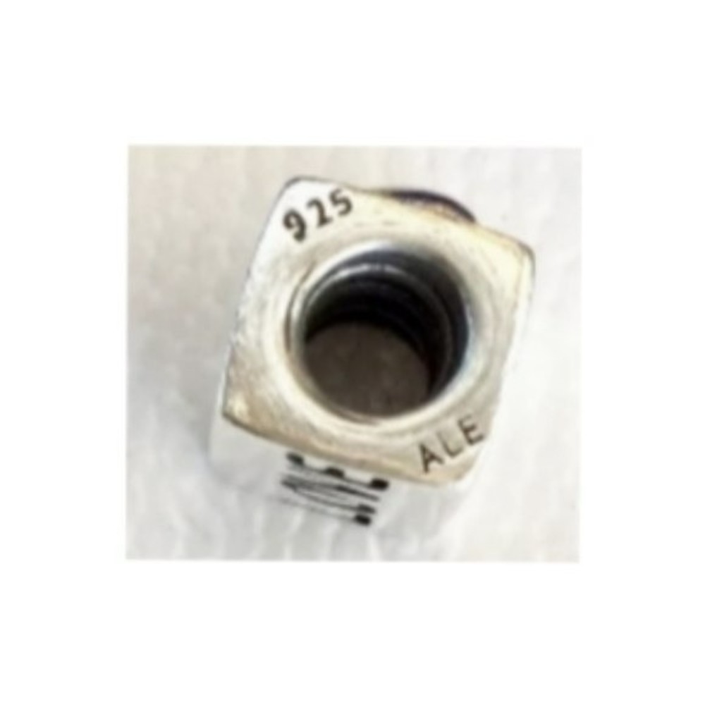 Pandora 14K I Love You Heart Charm Bead Cube 925 Sterling Silver 790200 - Picture 6 of 6